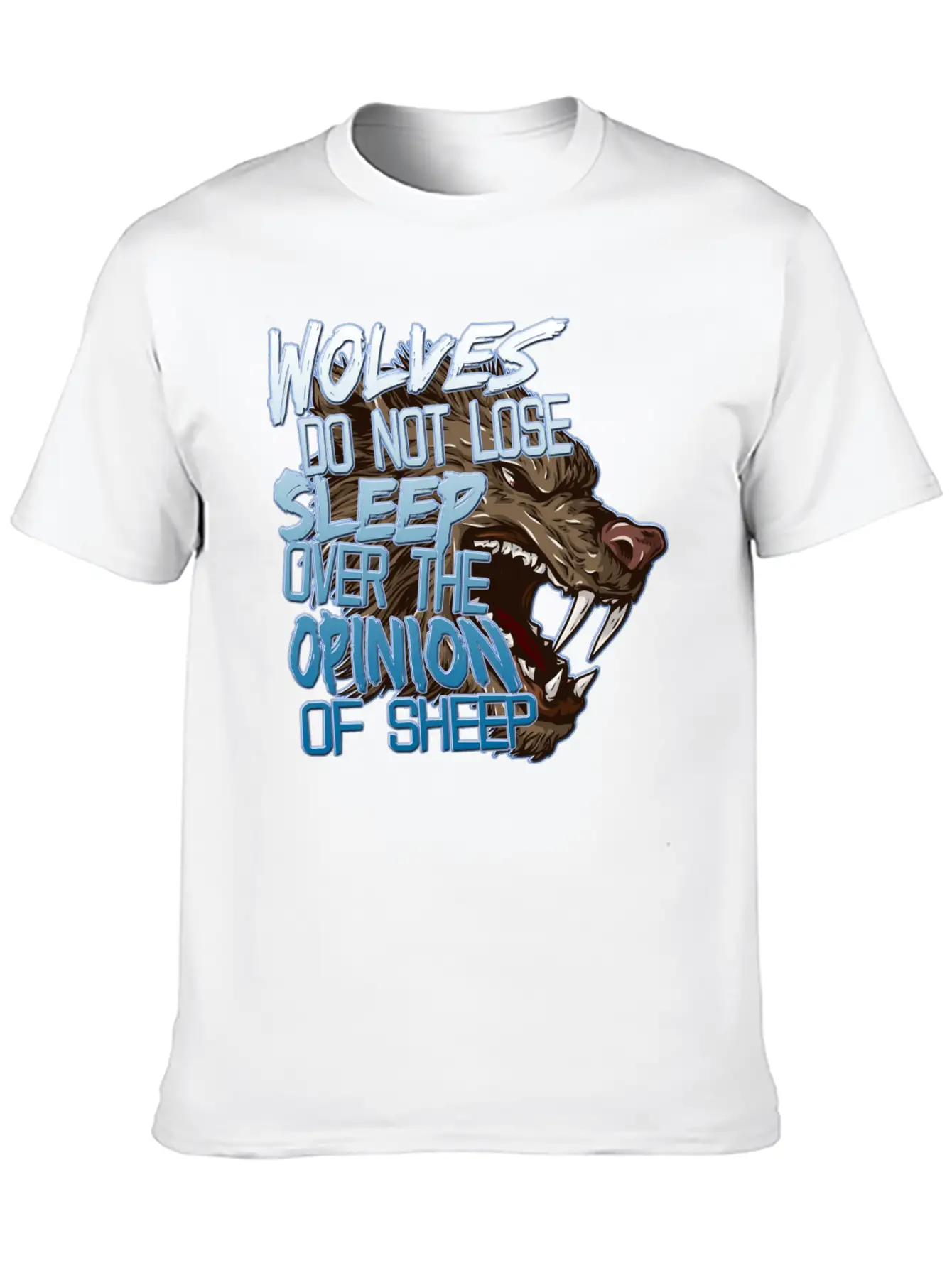 Wolves And Sheep Breathable Soft Cotton T-Shirt – Timeless Casual Look