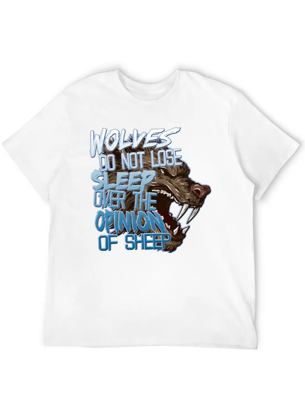 Wolves And Sheep Breathable Soft Cotton T-Shirt – Timeless Casual Look