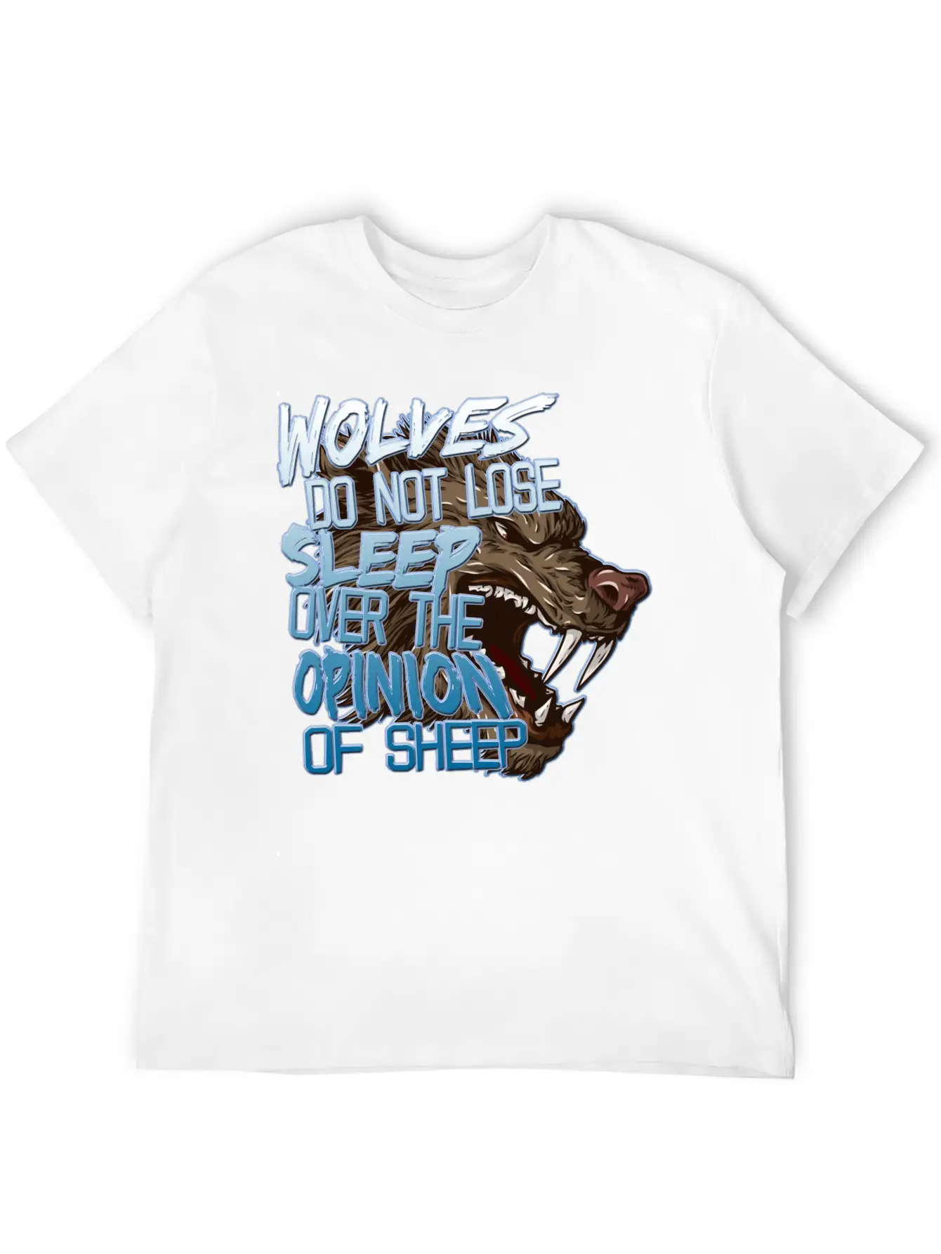 Wolves And Sheep Breathable Soft Cotton T-Shirt – Timeless Casual Look