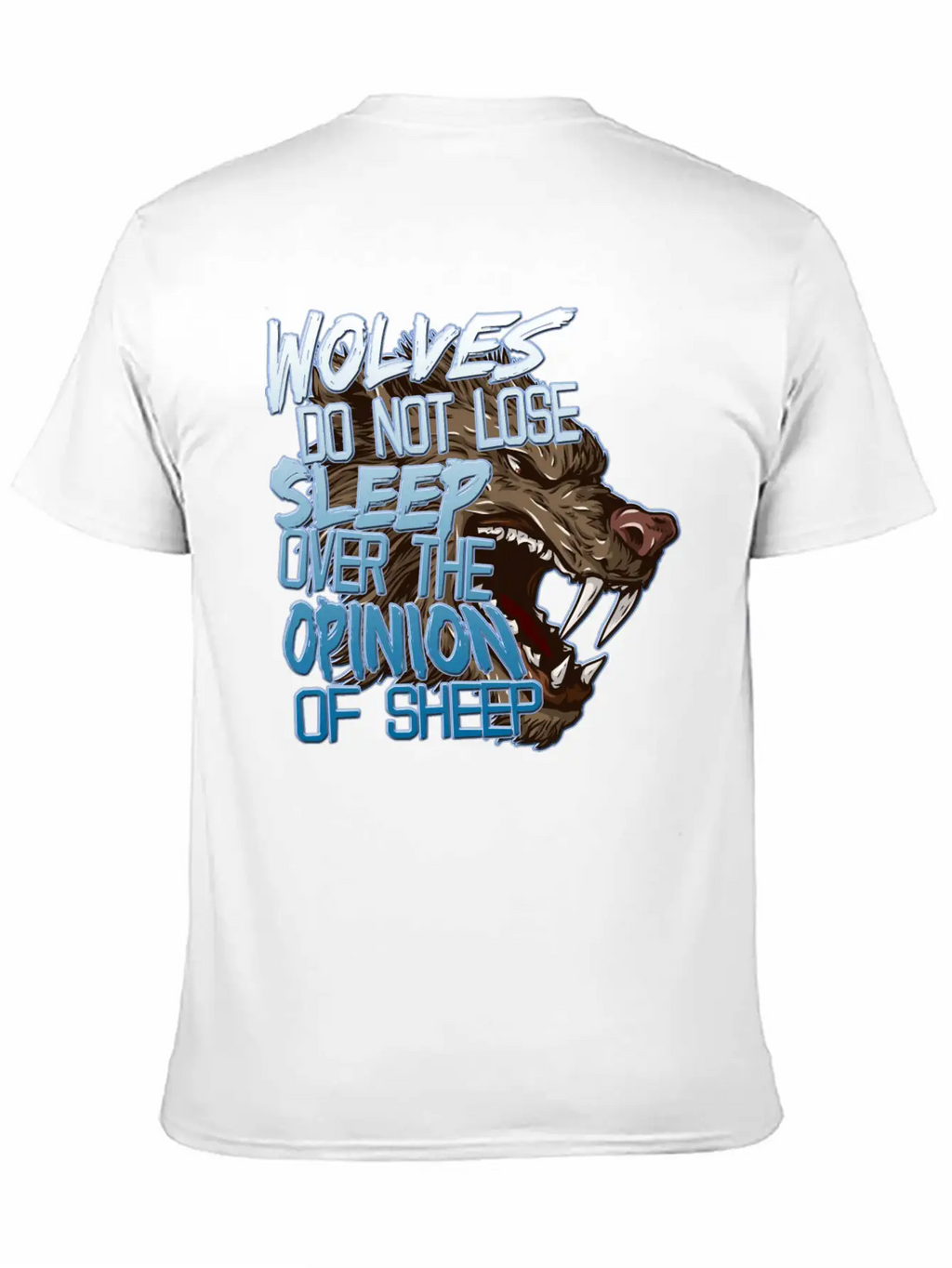 Wolves And Sheep Breathable Soft Cotton T-Shirt – Timeless Casual Look
