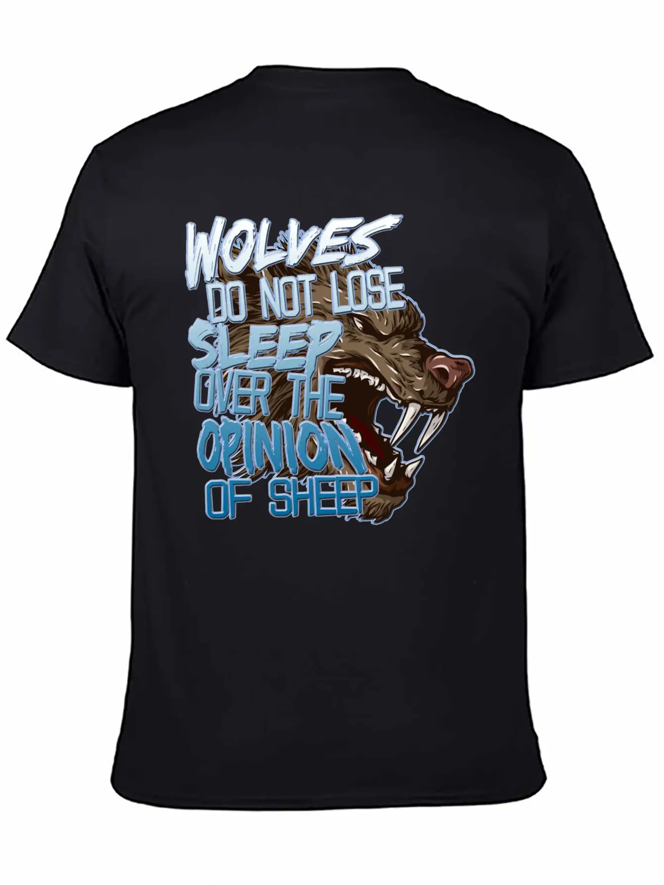 Wolves And Sheep Breathable Soft Cotton T-Shirt – Timeless Casual Look