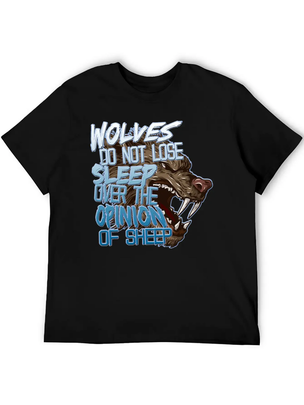 Wolves And Sheep Breathable Soft Cotton T-Shirt – Timeless Casual Look