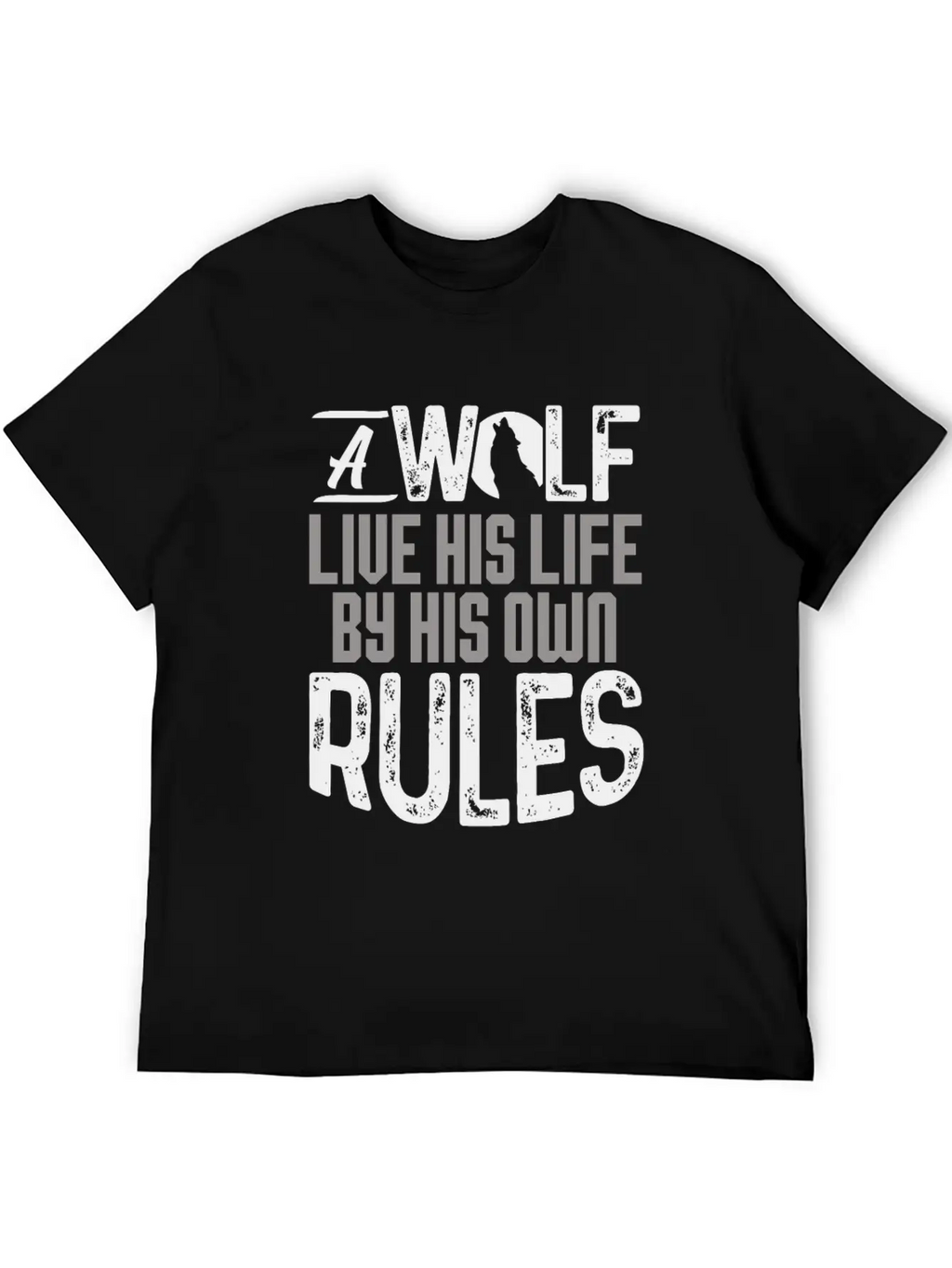 Wolves Breathable Soft Cotton T-Shirt – Timeless Casual Look