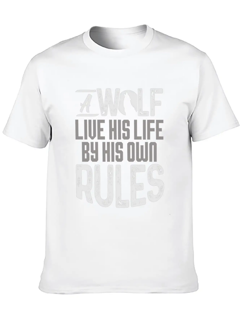 Wolves Breathable Soft Cotton T-Shirt – Timeless Casual Look