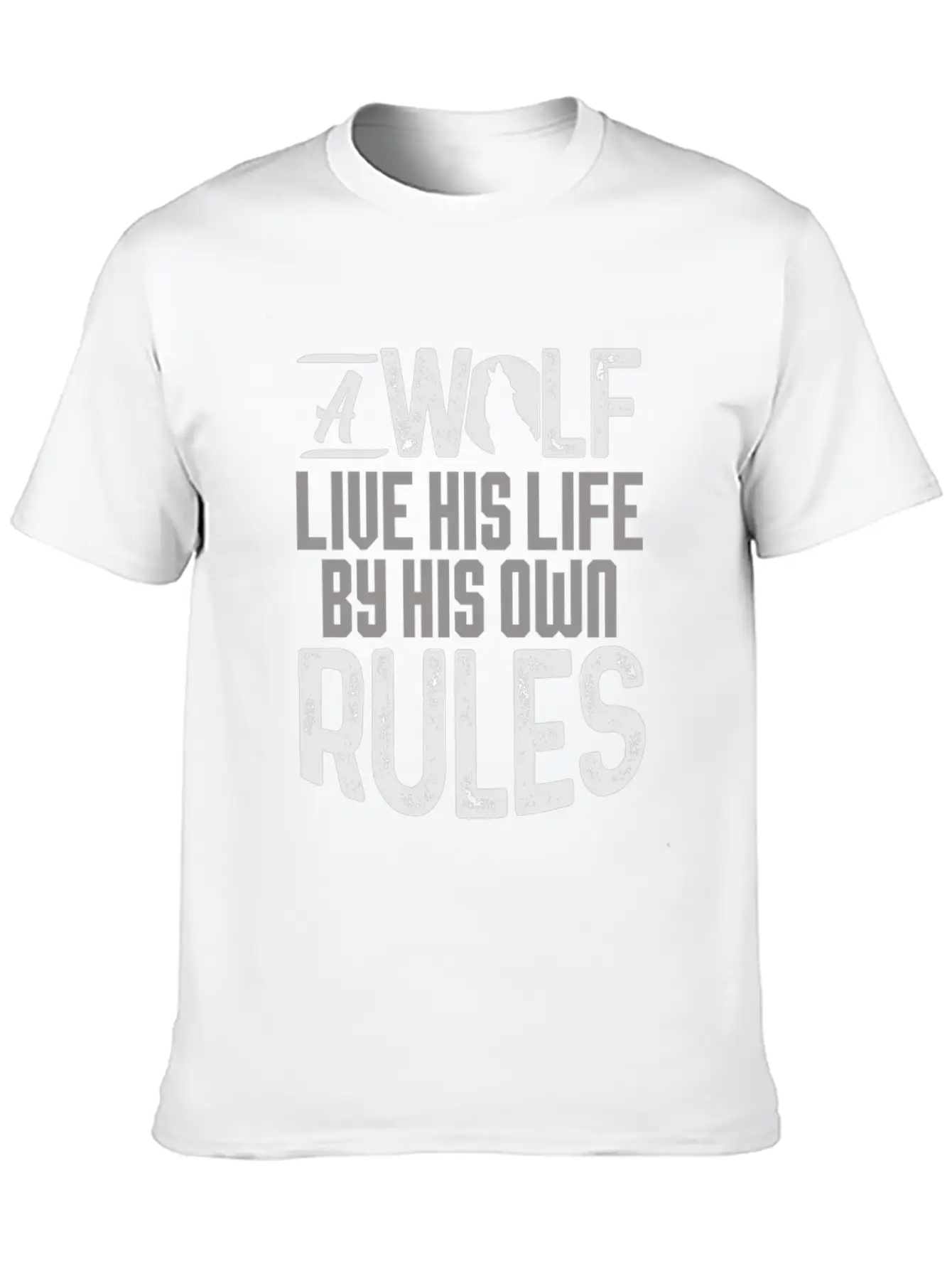 Wolves Breathable Soft Cotton T-Shirt – Timeless Casual Look