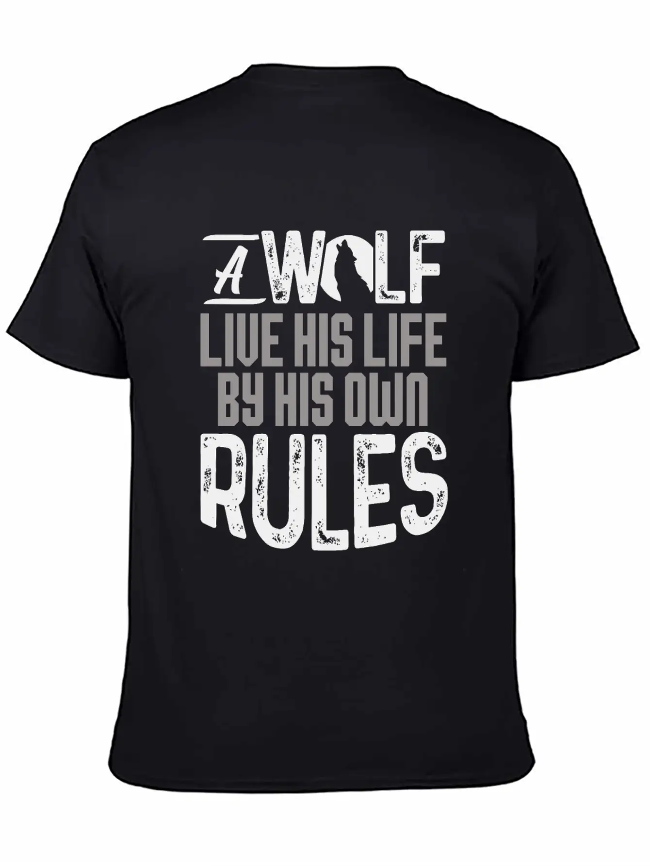 Wolves Breathable Soft Cotton T-Shirt – Timeless Casual Look
