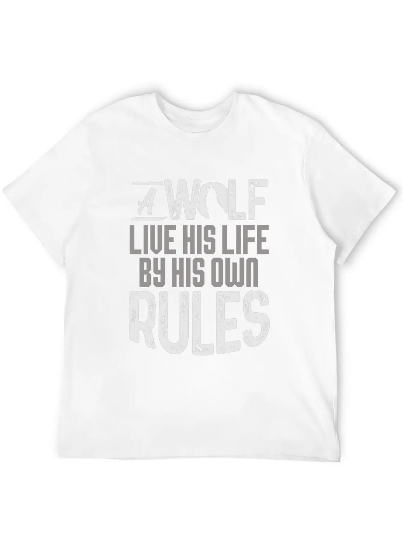 Wolves Breathable Soft Cotton T-Shirt – Timeless Casual Look
