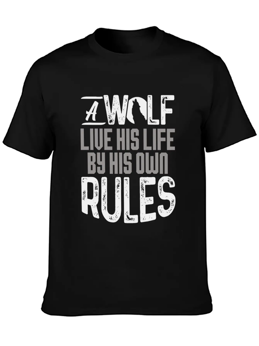 Wolves Breathable Soft Cotton T-Shirt – Timeless Casual Look