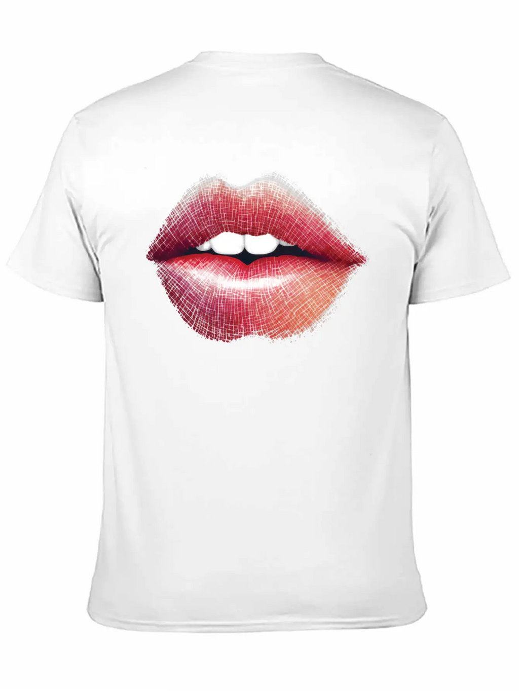 Woman Lips Kiss Unisex Short Sleeve Soft Cotton T-Shirt – Casual Everyday Wear
