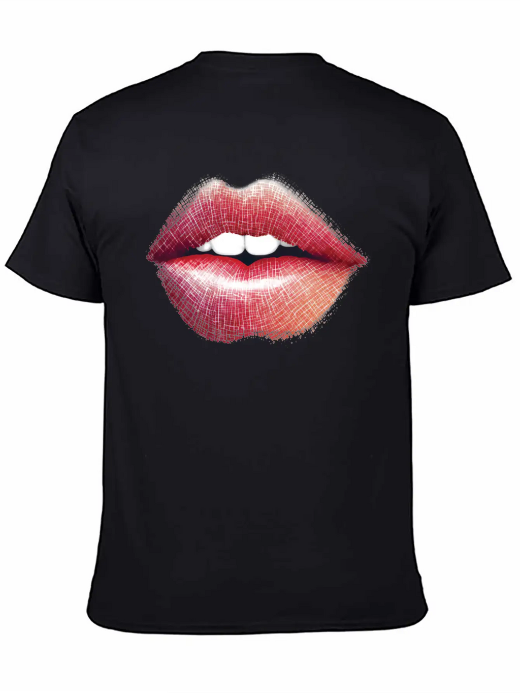 Woman Lips Kiss Unisex Short Sleeve Soft Cotton T-Shirt – Casual Everyday Wear