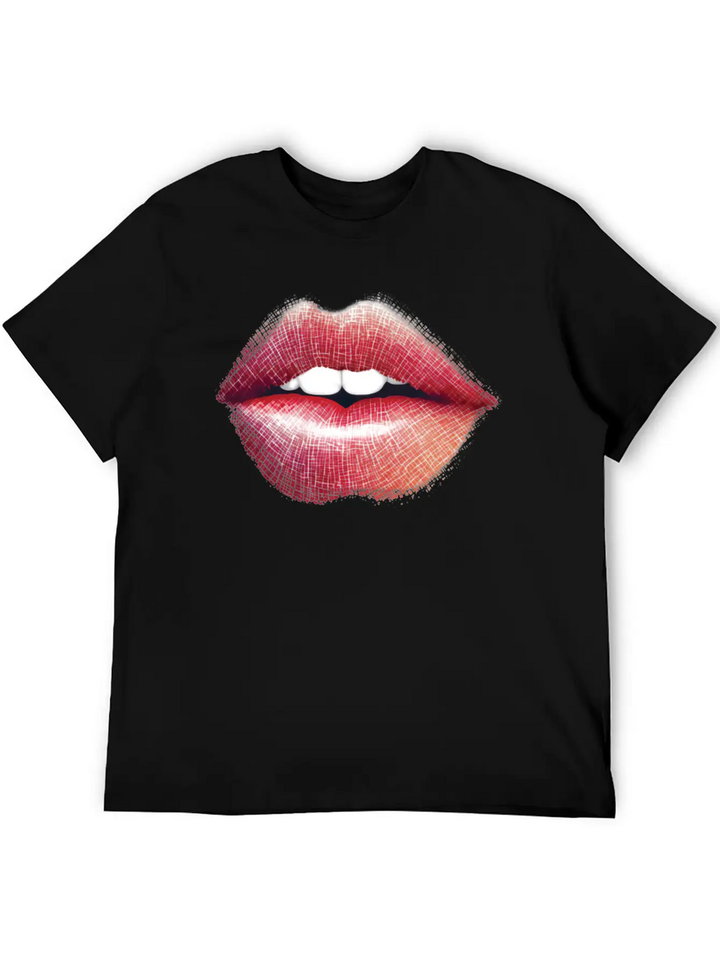 Woman Lips Kiss Unisex Short Sleeve Soft Cotton T-Shirt – Casual Everyday Wear