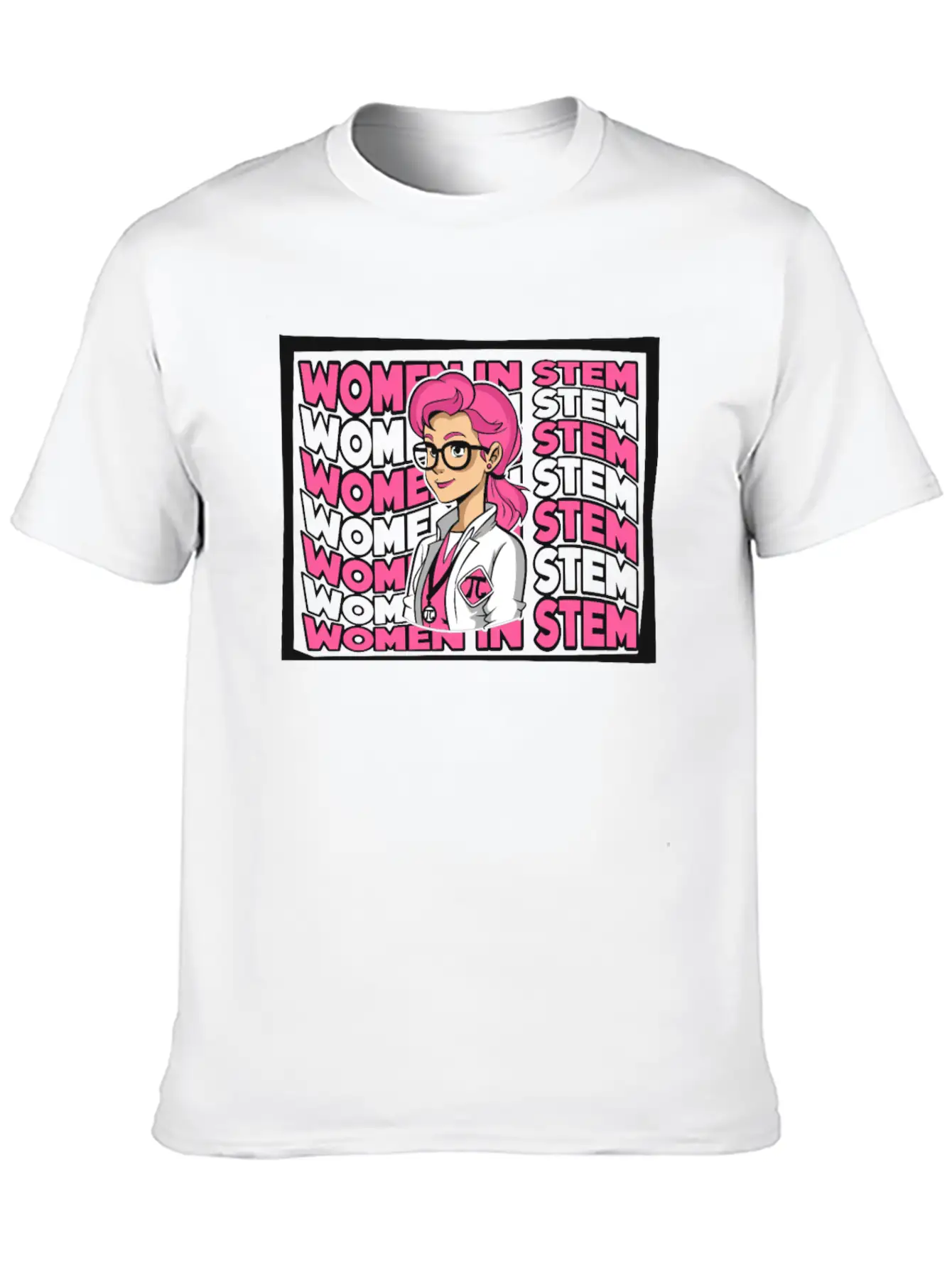 Women In STEM STEM Scientist Empowering Women Breathable Soft Cotton T-Shirt – Timeless Casual Look