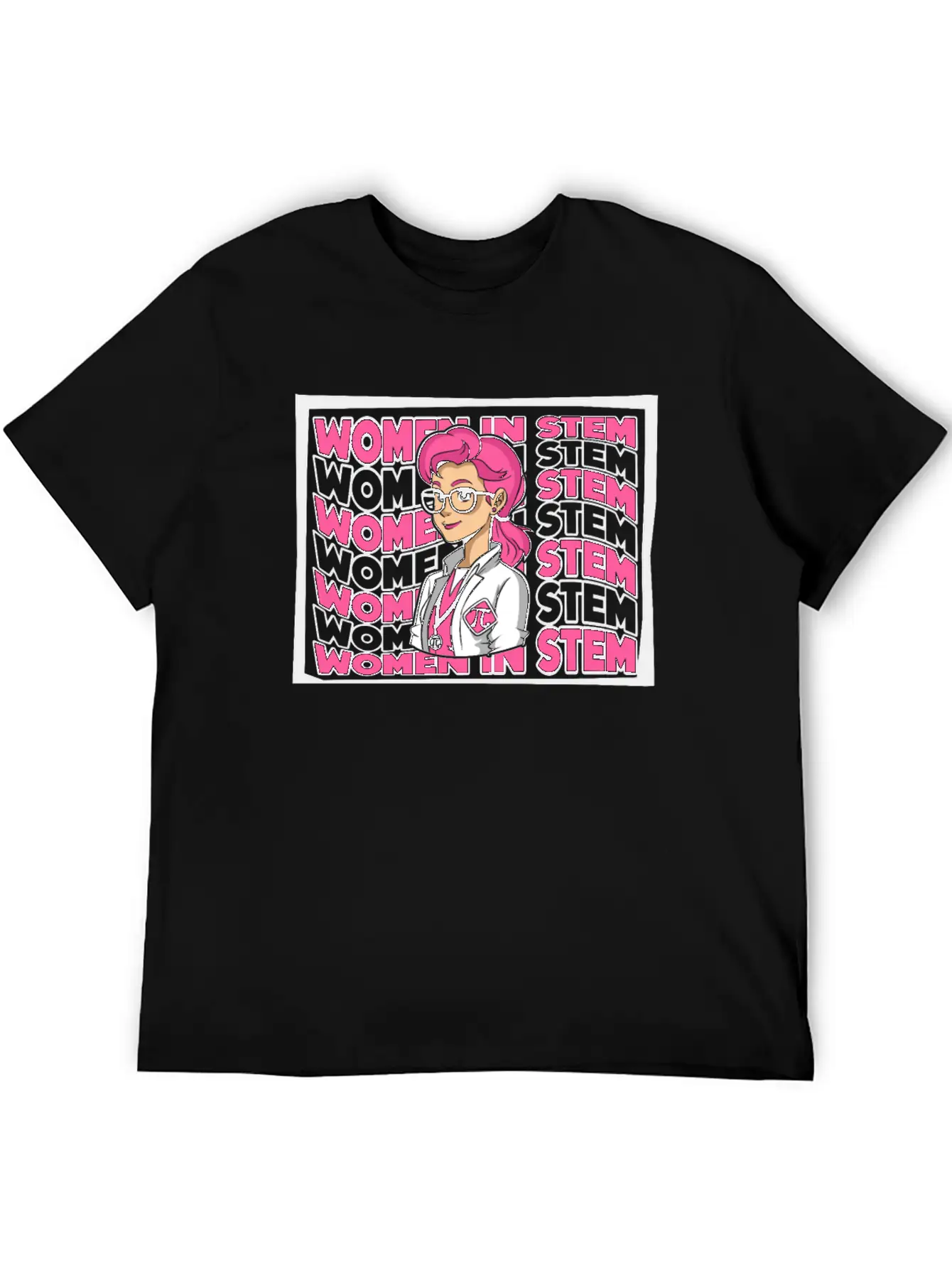 Women In STEM STEM Scientist Empowering Women Breathable Soft Cotton T-Shirt – Timeless Casual Look