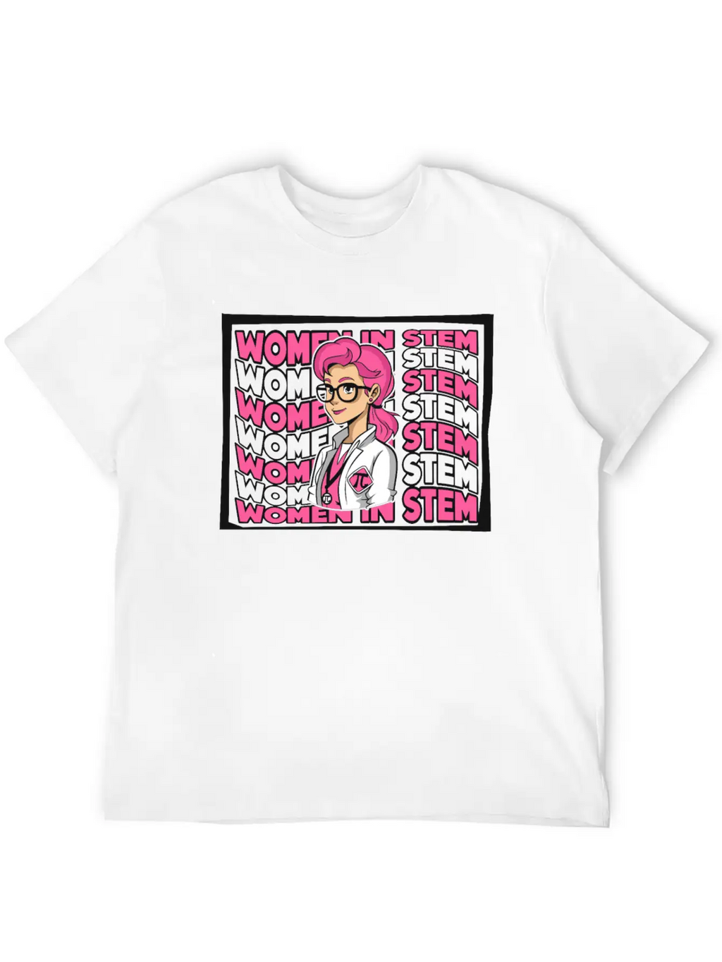 Women In STEM STEM Scientist Empowering Women Breathable Soft Cotton T-Shirt – Timeless Casual Look