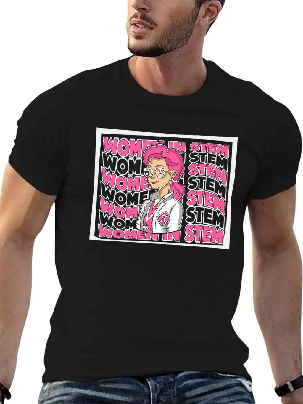 Women In STEM STEM Scientist Empowering Women Breathable Soft Cotton T-Shirt – Timeless Casual Look