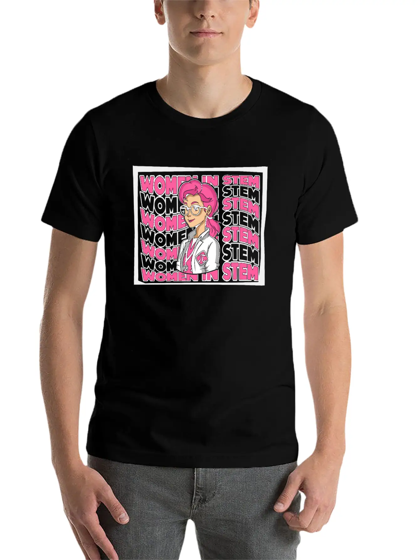 Women In STEM STEM Scientist Empowering Women Breathable Soft Cotton T-Shirt – Timeless Casual Look