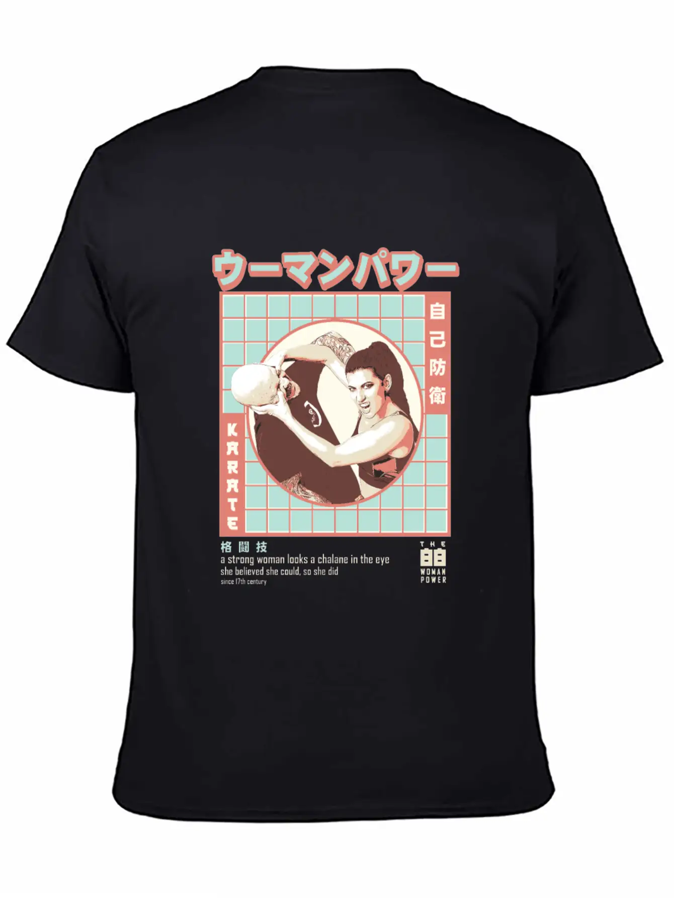 Women Karate - Women Martial Artist Essential Cotton Tee For Daily Outfits – Unisex Style