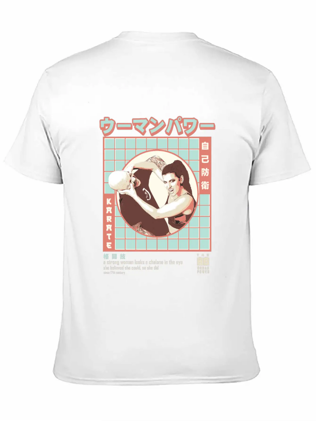 Women Karate - Women Martial Artist Essential Cotton Tee For Daily Outfits – Unisex Style