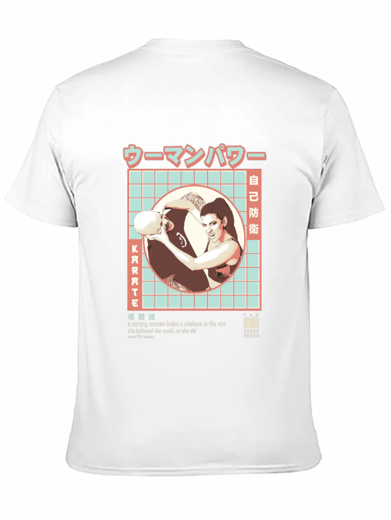 Women Karate - Women Martial Artist Essential Cotton Tee For Daily Outfits – Unisex Style