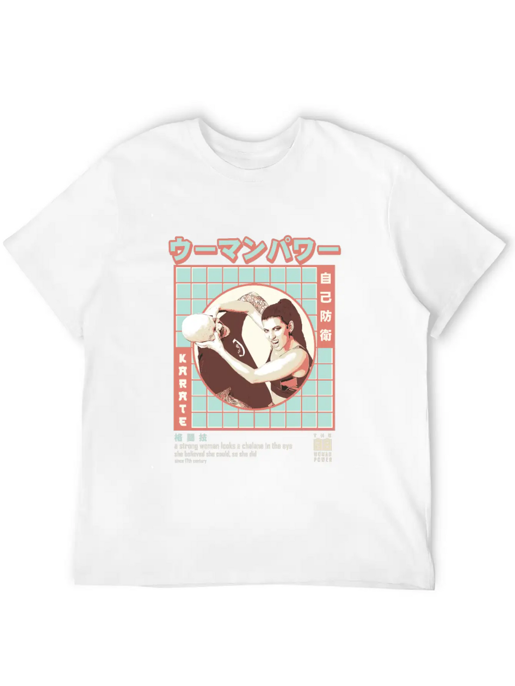 Women Karate - Women Martial Artist Essential Cotton Tee For Daily Outfits – Unisex Style