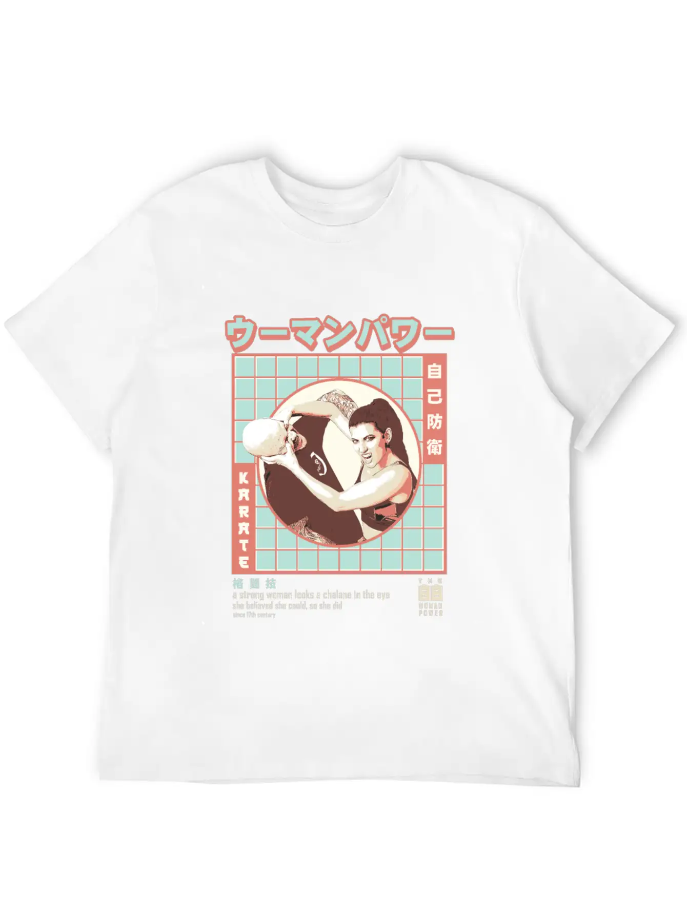 Women Karate - Women Martial Artist Essential Cotton Tee For Daily Outfits – Unisex Style