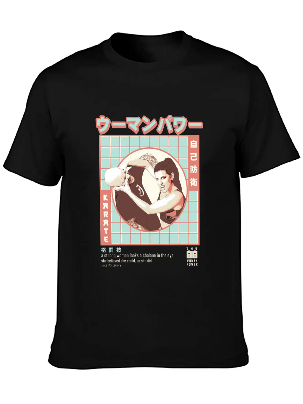 Women Karate - Women Martial Artist Essential Cotton Tee For Daily Outfits – Unisex Style