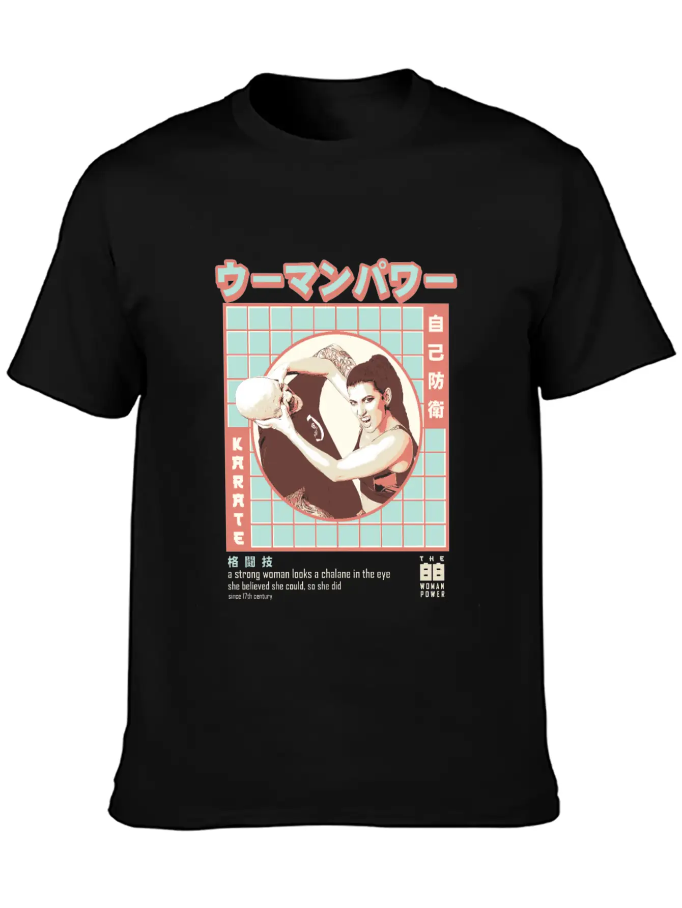 Women Karate - Women Martial Artist Essential Cotton Tee For Daily Outfits – Unisex Style