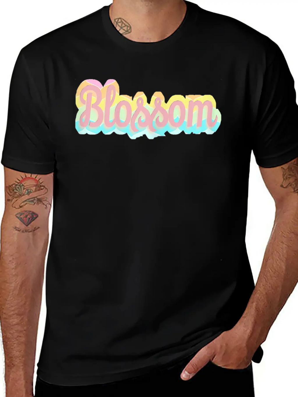 Womens Blossom Unisex Short Sleeve Soft Cotton T-Shirt – Casual Everyday Wear