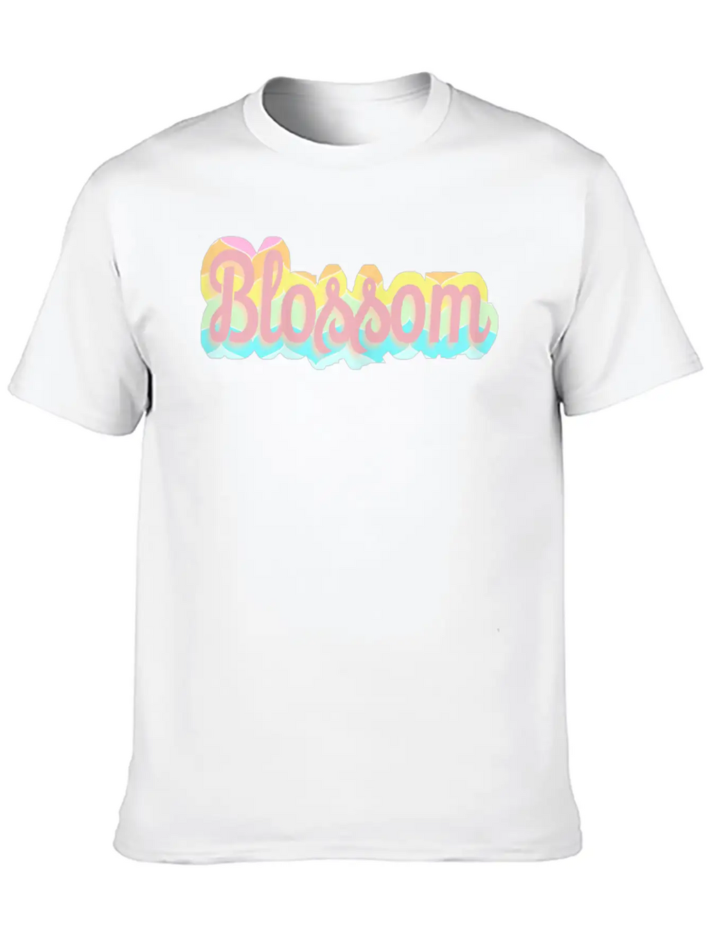 Womens Blossom Unisex Short Sleeve Soft Cotton T-Shirt – Casual Everyday Wear
