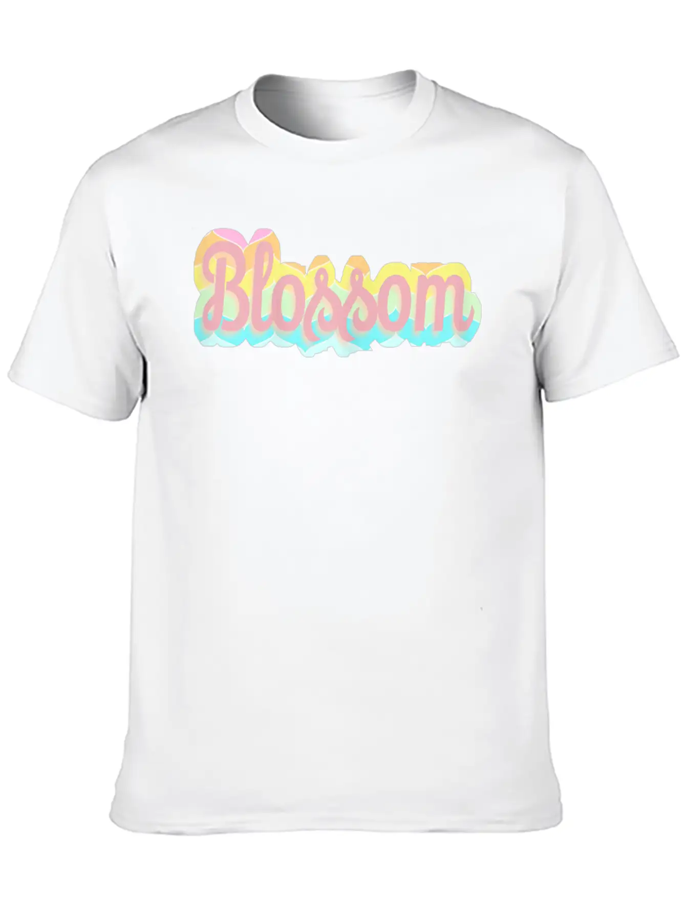 Womens Blossom Unisex Short Sleeve Soft Cotton T-Shirt – Casual Everyday Wear