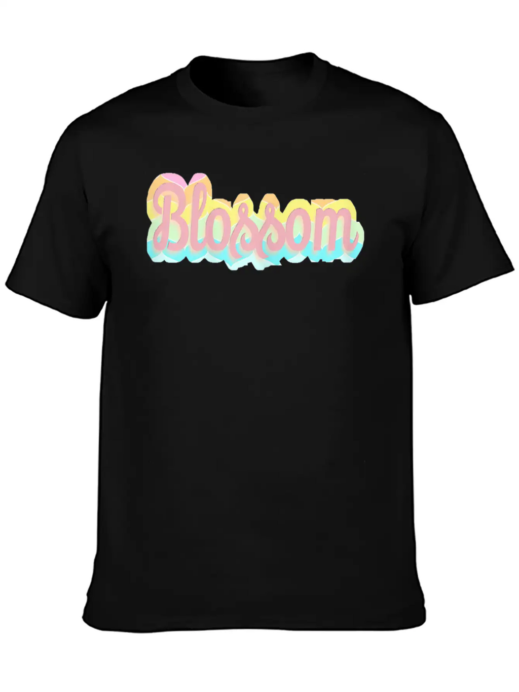 Womens Blossom Unisex Short Sleeve Soft Cotton T-Shirt – Casual Everyday Wear