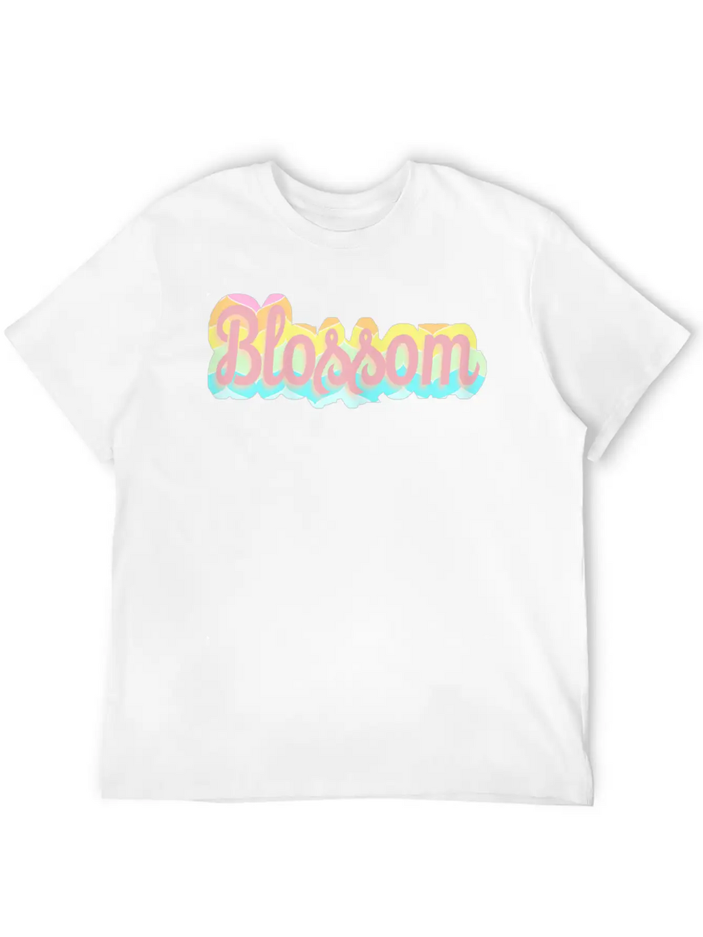 Womens Blossom Unisex Short Sleeve Soft Cotton T-Shirt – Casual Everyday Wear