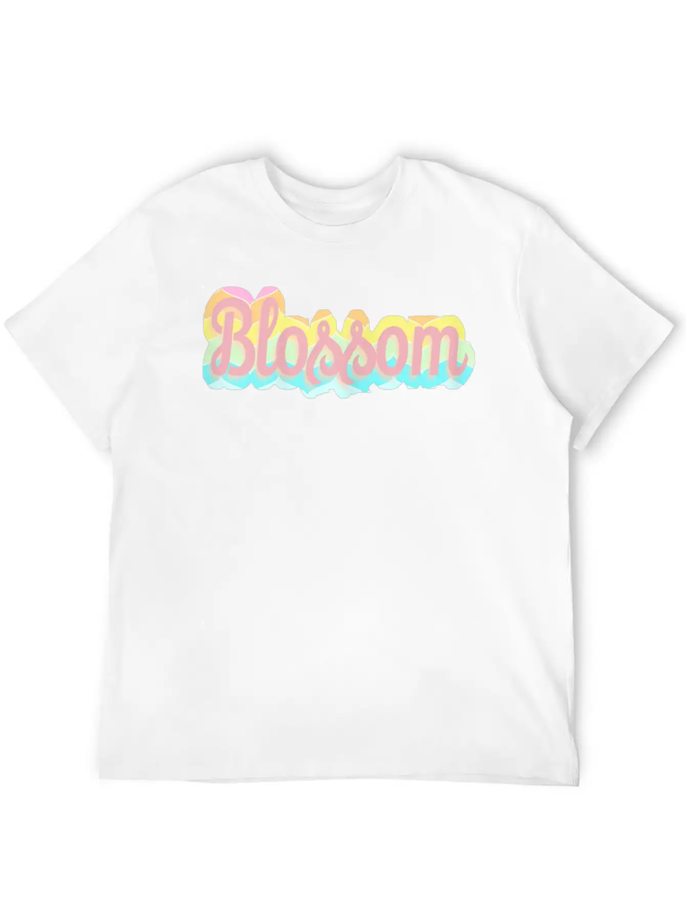 Womens Blossom Unisex Short Sleeve Soft Cotton T-Shirt – Casual Everyday Wear
