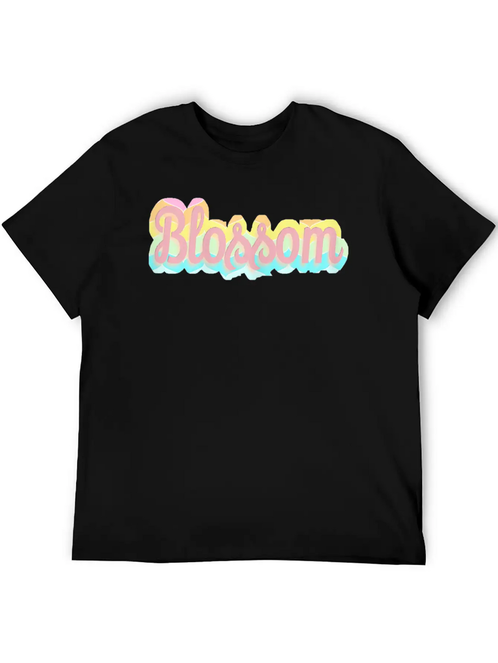 Womens Blossom Unisex Short Sleeve Soft Cotton T-Shirt – Casual Everyday Wear