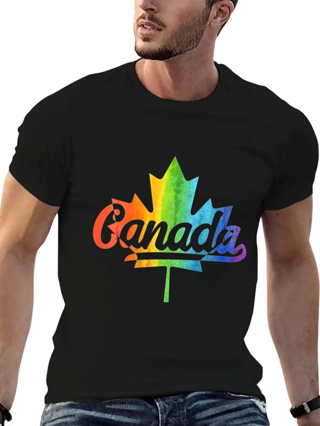 Womens Canada Pride Gay Lesbian Pride Lgbt Unisex Casual T-Shirt – Clean Design For Daily Comfort