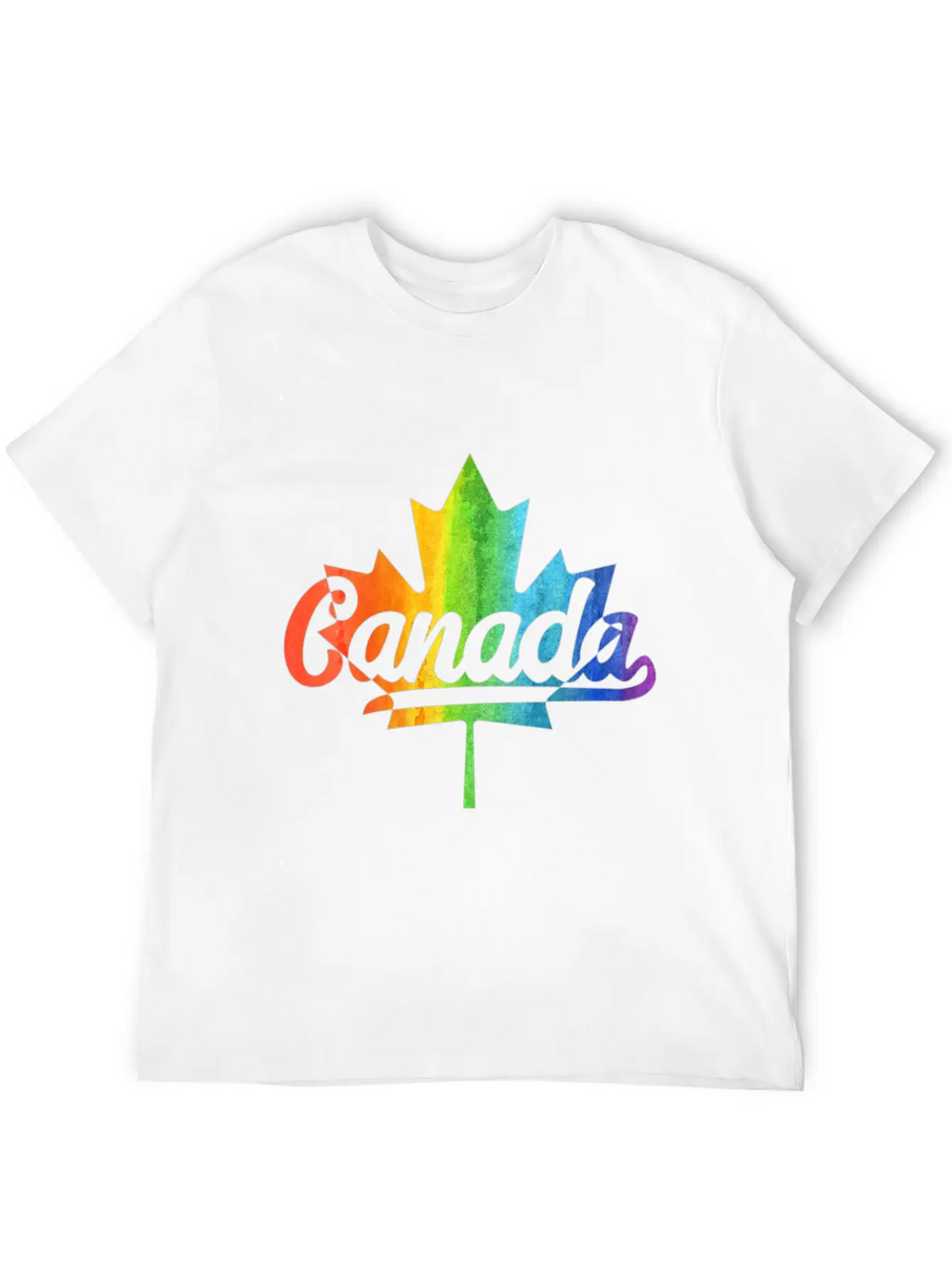Womens Canada Pride Gay Lesbian Pride Lgbt Unisex Casual T-Shirt – Clean Design For Daily Comfort