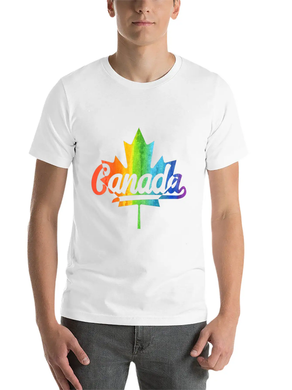 Womens Canada Pride Gay Lesbian Pride Lgbt Unisex Casual T-Shirt – Clean Design For Daily Comfort