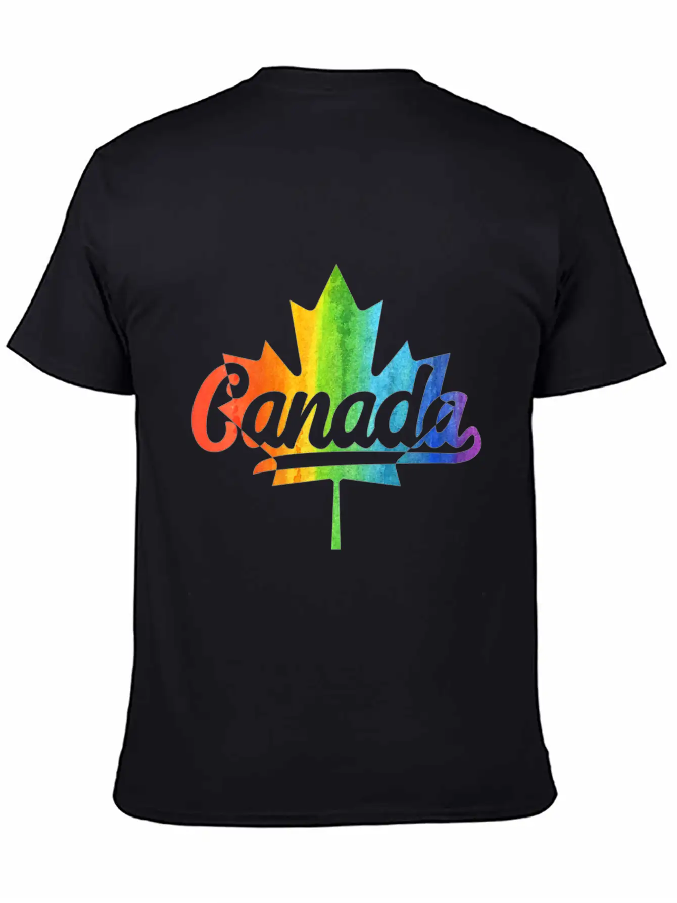 Womens Canada Pride Gay Lesbian Pride Lgbt Unisex Casual T-Shirt – Clean Design For Daily Comfort