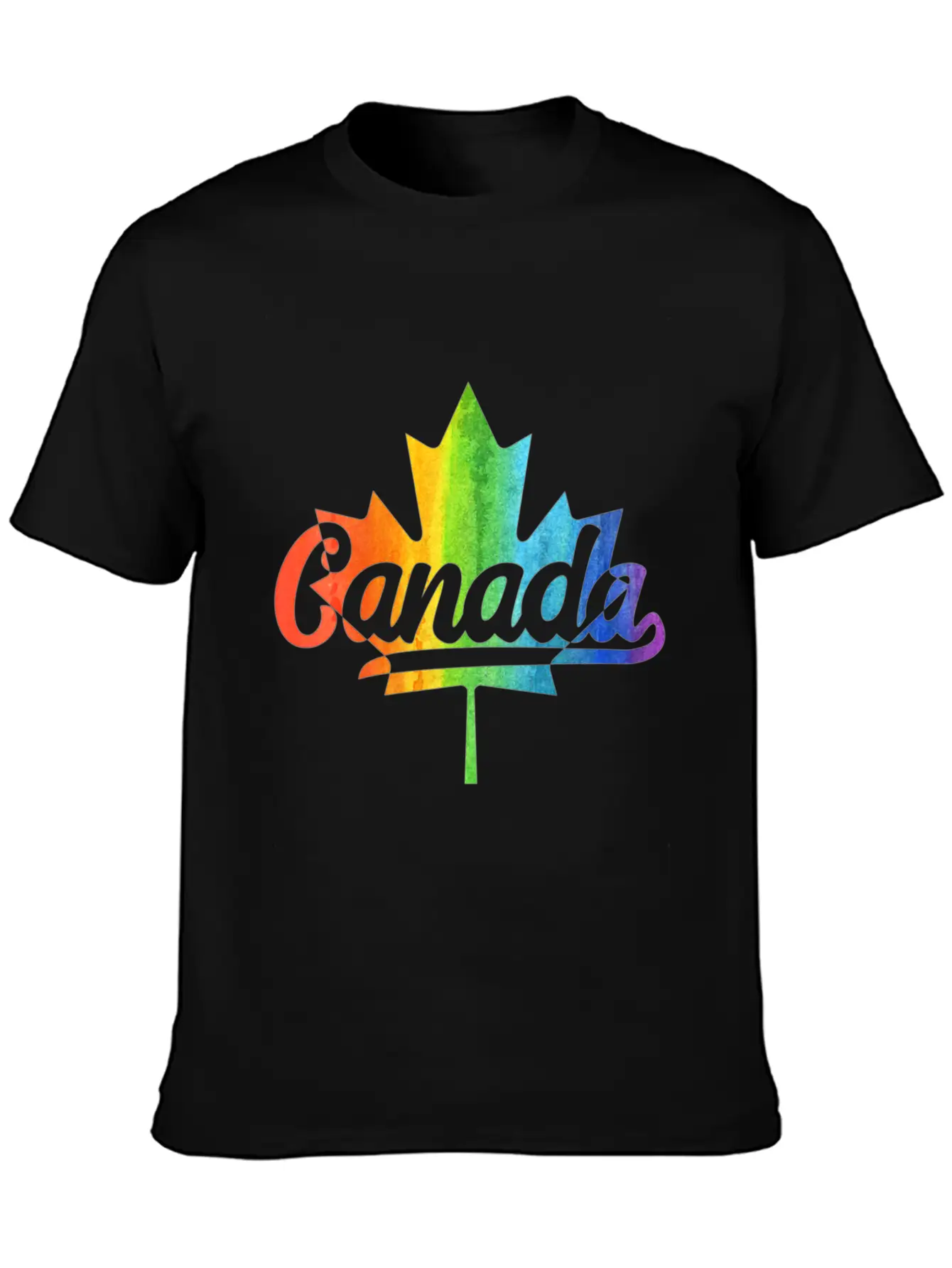 Womens Canada Pride Gay Lesbian Pride Lgbt Unisex Casual T-Shirt – Clean Design For Daily Comfort