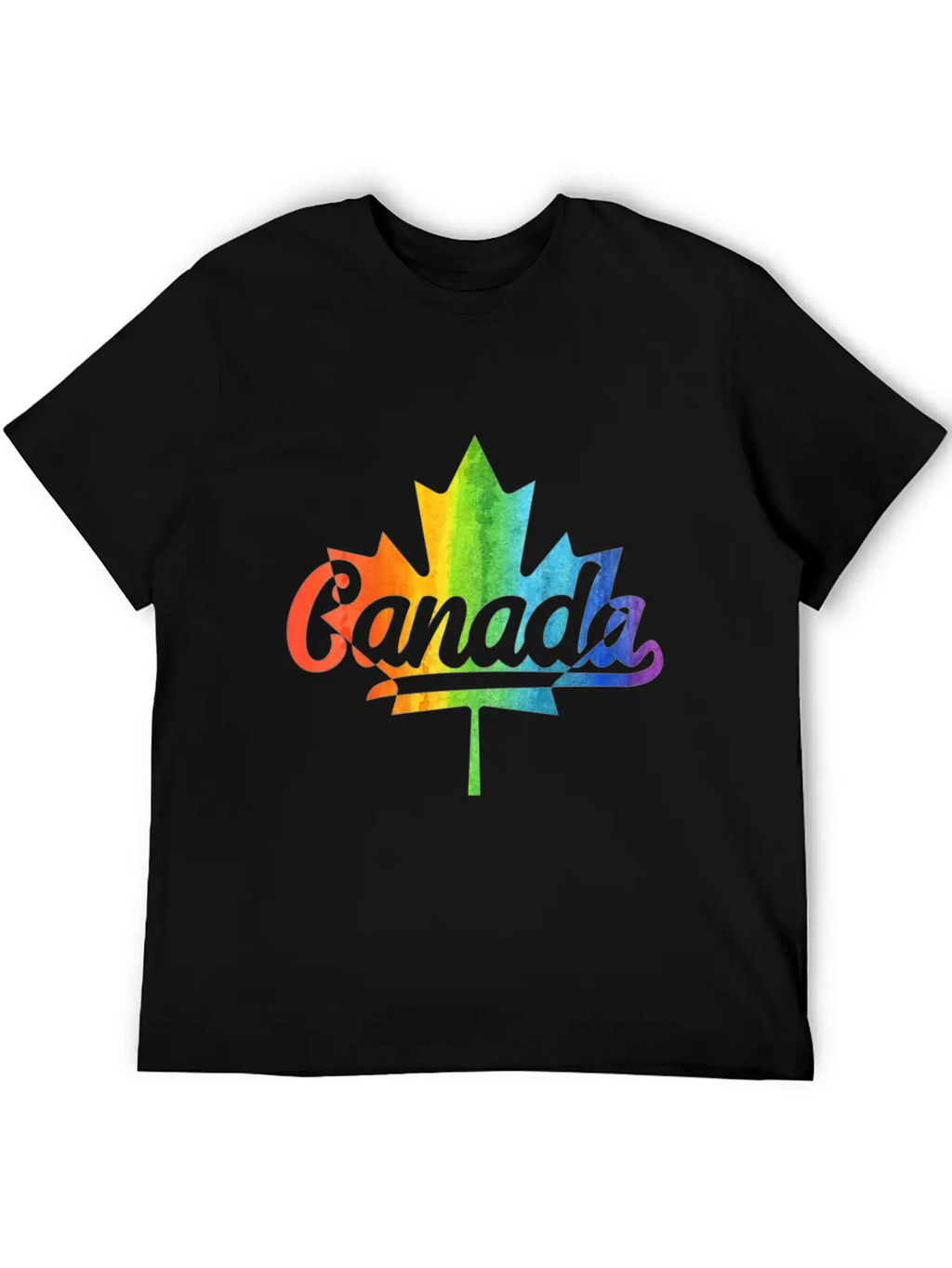 Womens Canada Pride Gay Lesbian Pride Lgbt Unisex Casual T-Shirt – Clean Design For Daily Comfort