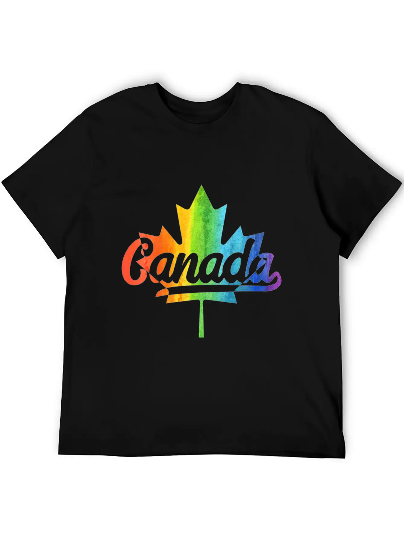 Womens Canada Pride Gay Lesbian Pride Lgbt Unisex Casual T-Shirt – Clean Design For Daily Comfort