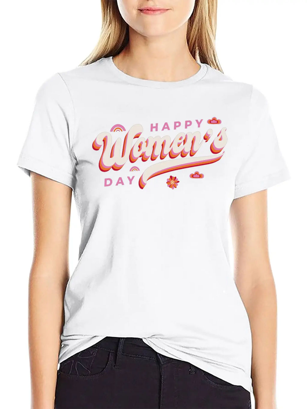 Women's Day Women's Day Saying Unisex Short Sleeve Soft Cotton T-Shirt – Casual Everyday Wear