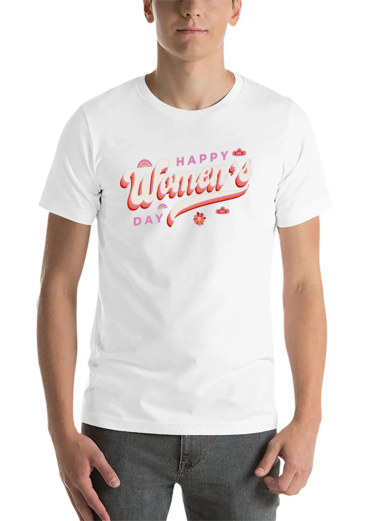 Women's Day Women's Day Saying Unisex Short Sleeve Soft Cotton T-Shirt – Casual Everyday Wear