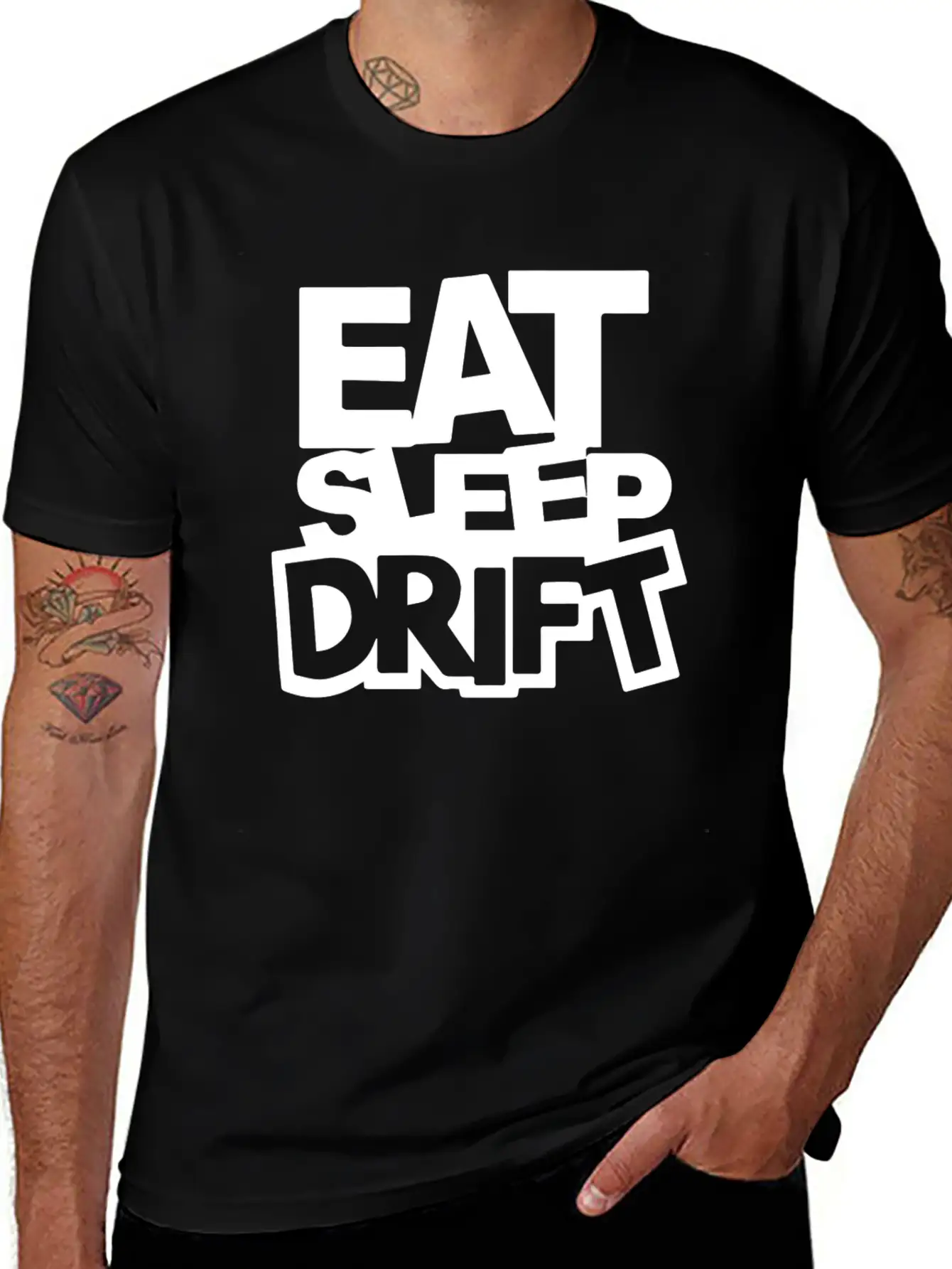 Womens Eat Sleep Breathable Soft Cotton T-Shirt – Timeless Casual Look