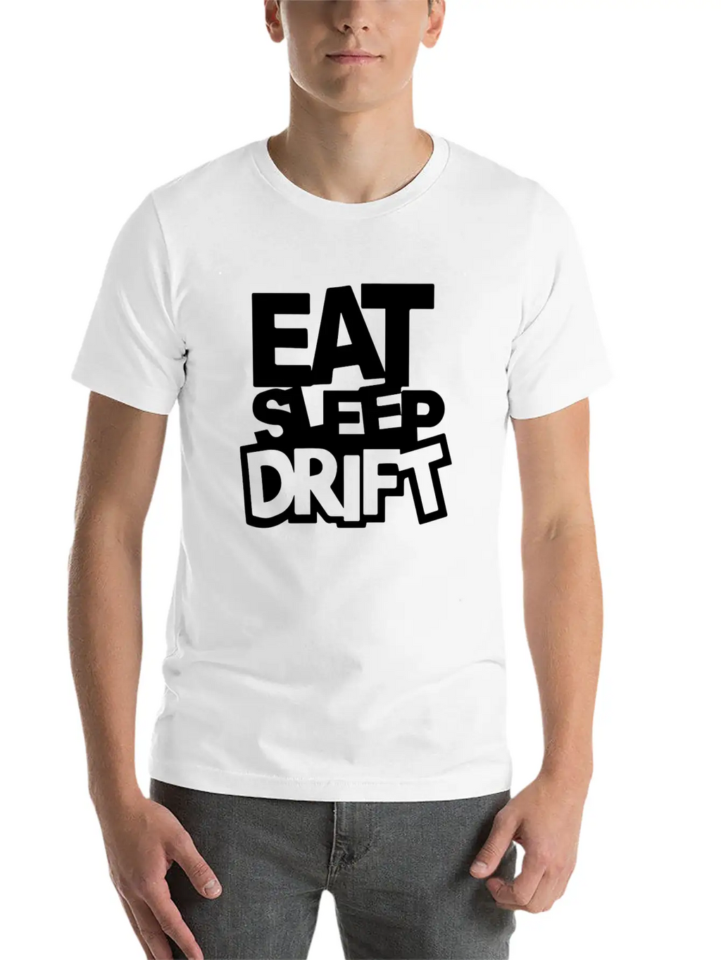 Womens Eat Sleep Breathable Soft Cotton T-Shirt – Timeless Casual Look