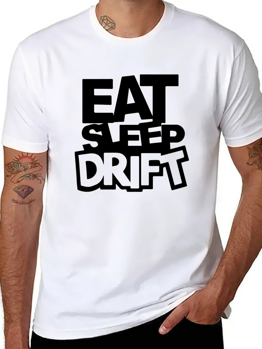 Womens Eat Sleep Breathable Soft Cotton T-Shirt – Timeless Casual Look