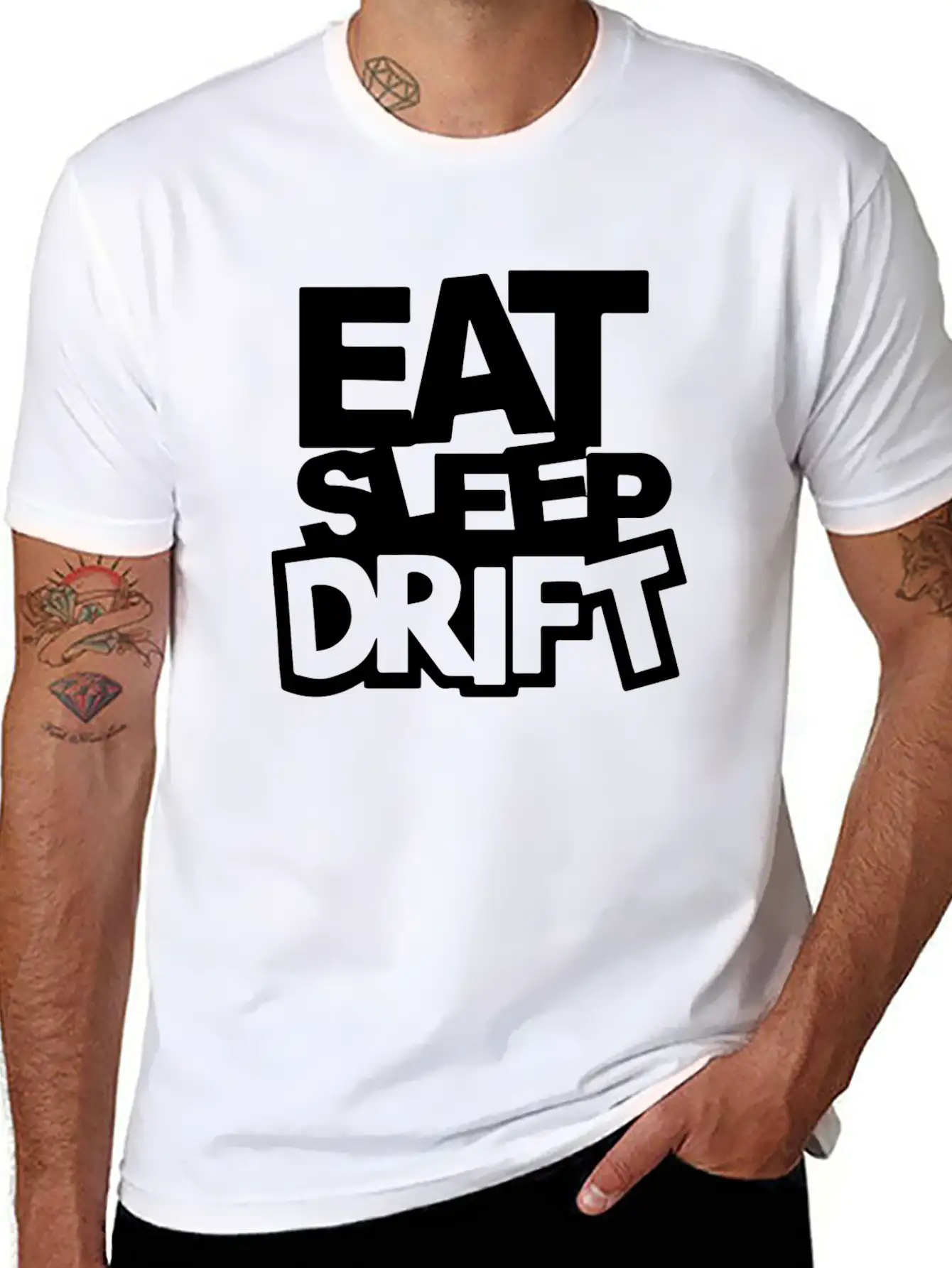 Womens Eat Sleep Breathable Soft Cotton T-Shirt – Timeless Casual Look