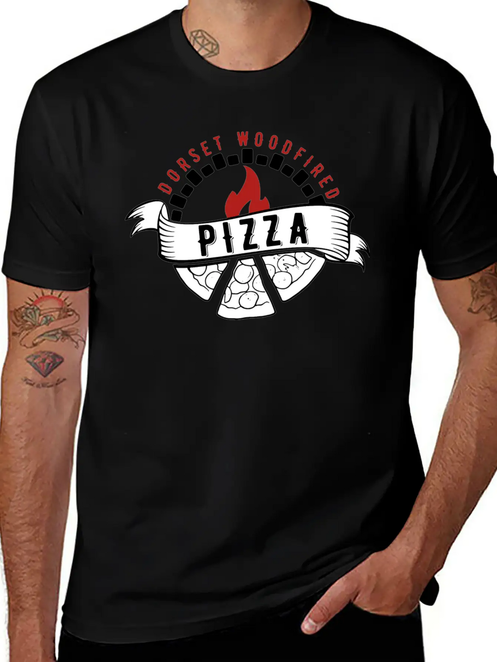 Wood Fired Pizza Breathable Soft Cotton T-Shirt – Timeless Casual Look