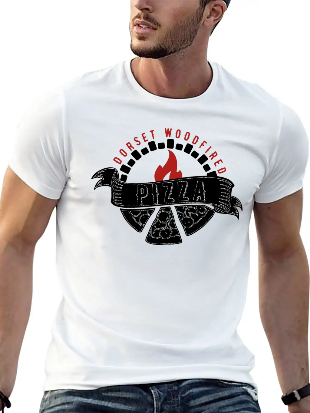 Wood Fired Pizza Breathable Soft Cotton T-Shirt – Timeless Casual Look