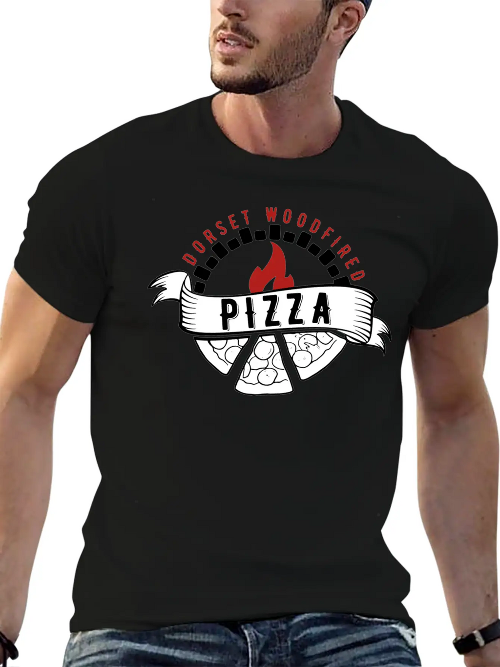 Wood Fired Pizza Breathable Soft Cotton T-Shirt – Timeless Casual Look
